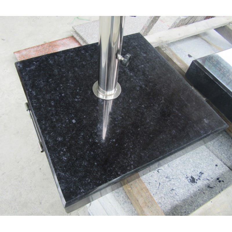 Heavy Weights Outdoor Wheeled Granite Umbrella Base Square