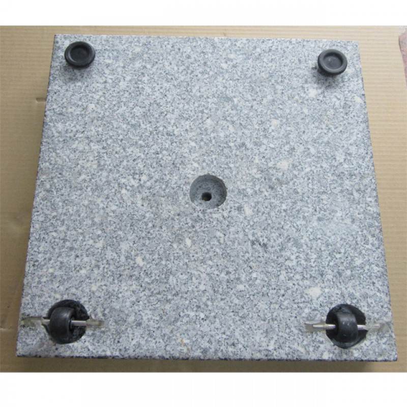 Heavy Weights Outdoor Wheeled Granite Umbrella Base Square