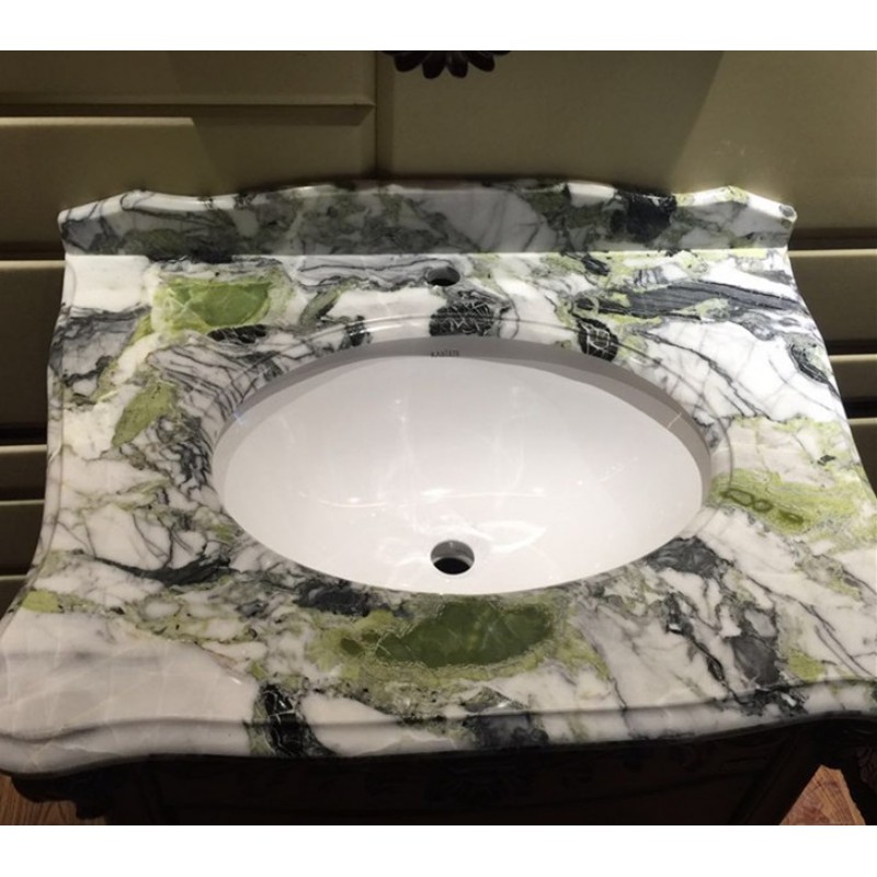 High Polished Ice Connect Marble Vanity Tops