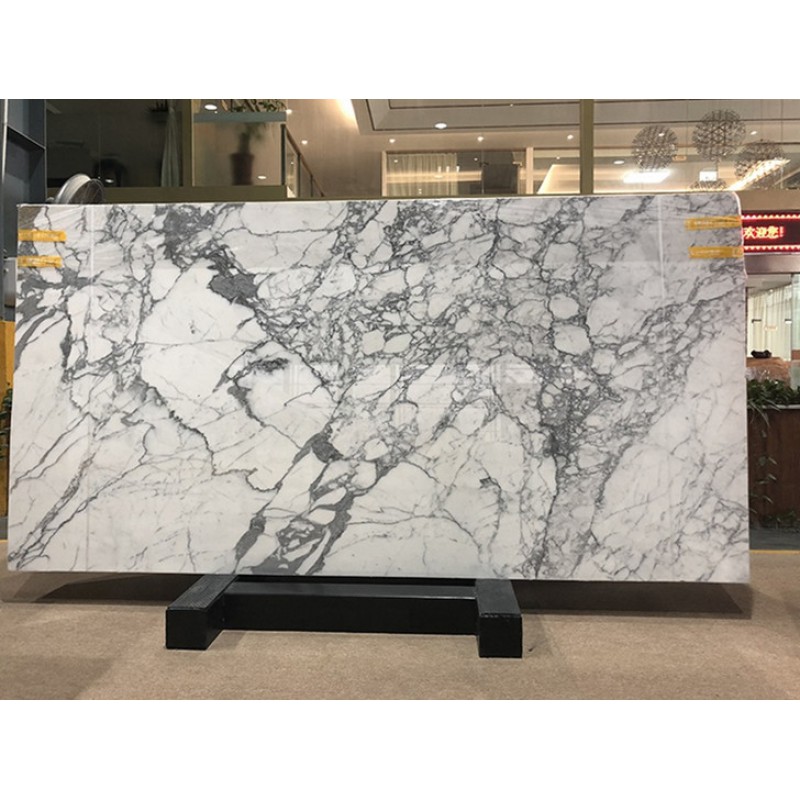 Hot Sale China Factory Marble Supplier Italian Standard Big Slab Size High Quality Snow White Marble Statuario Marble