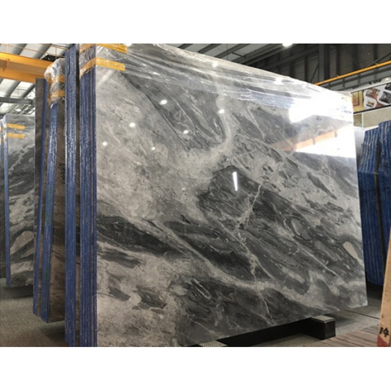 Italy Imported Hot Sale Quality Assurance Factory Price Polished Slab For Marble Flooring Italian Bardiglio Cloudy Grey Marble