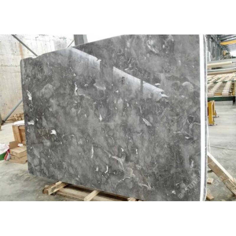 Popular New Polished Sunny Romantic Grey Marble Big Slab Flooring Border Designs