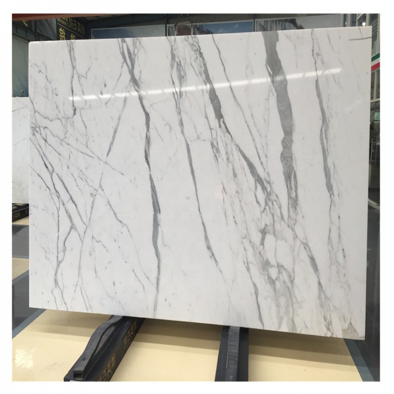 Snow Sunny White Marble Luxury Slab For Floor Tiles 60x60