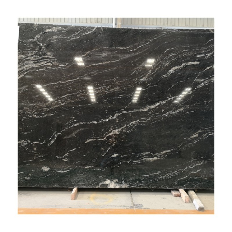 Black Milky Way 2cm Natural Granite Stone Slabs