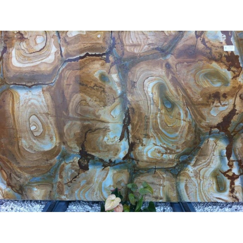 Brazilian Beige Flamenco Quartzite Slab