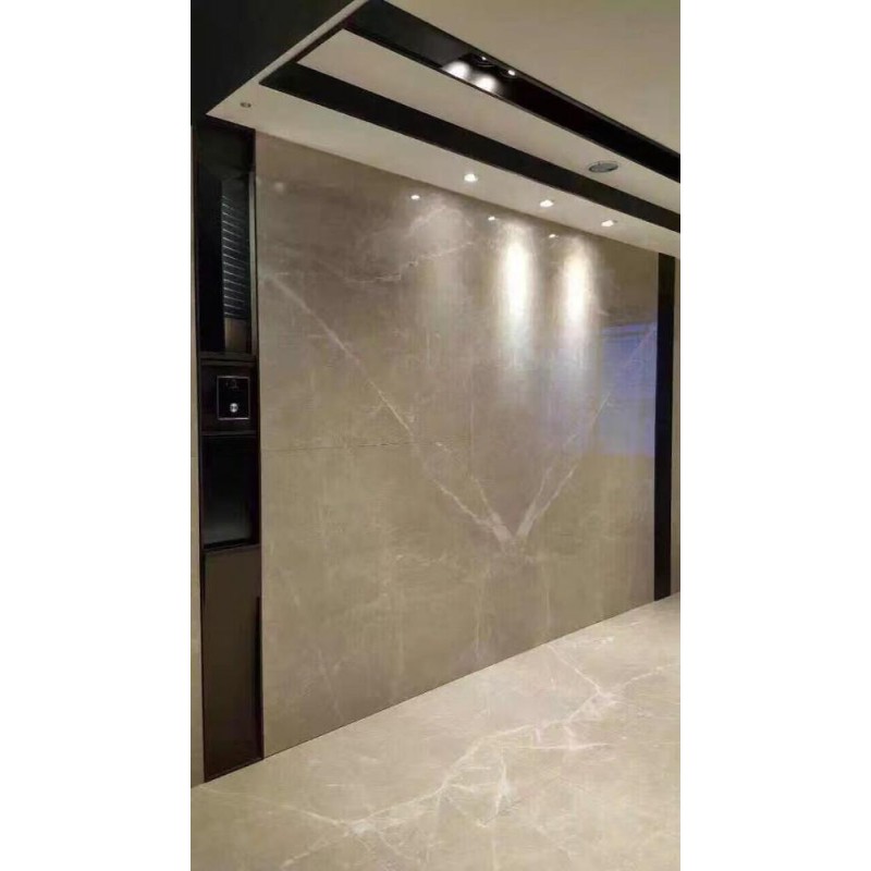 China Natural Light Grey Marble Slab Bulgari Grey Marble