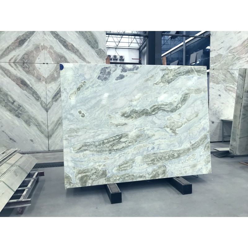 China Raw Blue River Marble