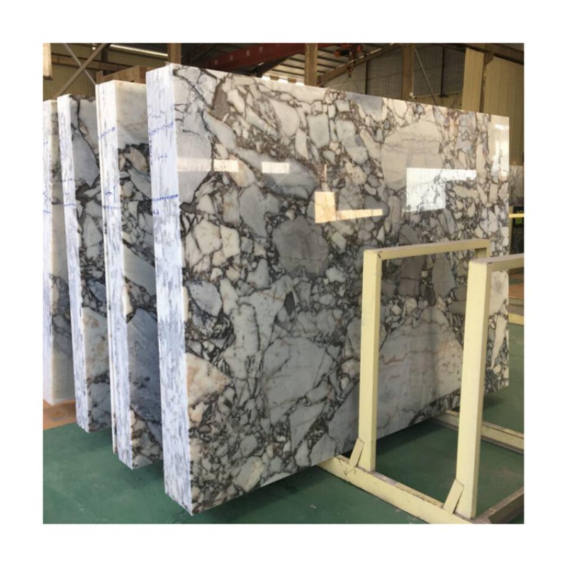 GX Milky Way's Blue Exotic Grey Marble Stone Slab With Veins For Counter Top, Floor Tile, Wall Strip Etc