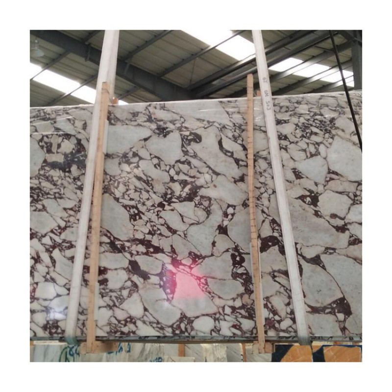 Good Quality Calacatta Violet Purple Veins Marble Tiles Slab