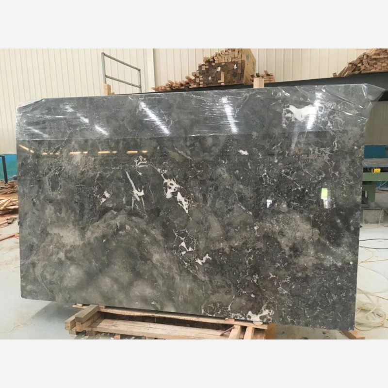 Popular Color Romantic Grey Marble Slab