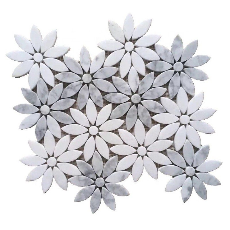 Hot Selling Flower Marble Mosaic Tile