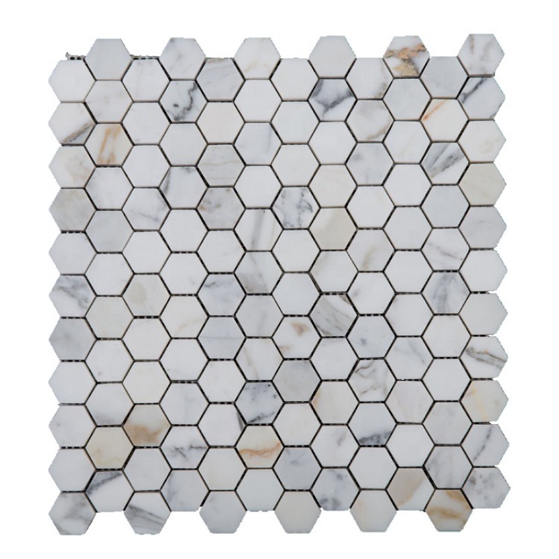 Top Quality Italian Calacatta Gold Stone Tile Marble Mosaic