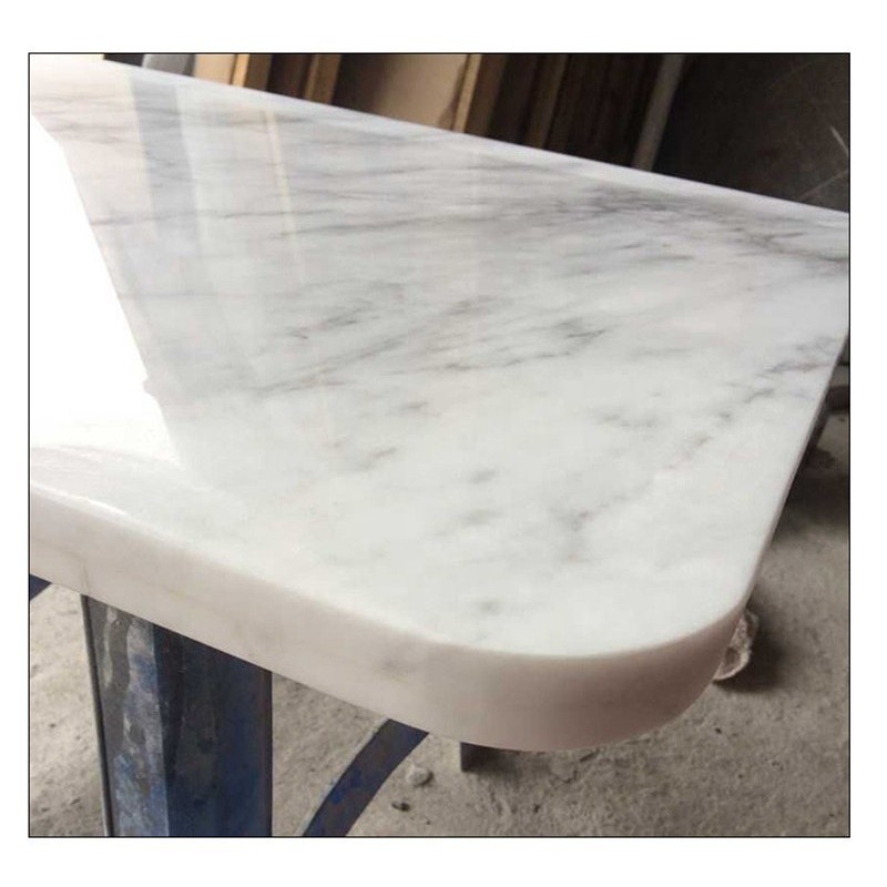 Wholesale Price Aristons White Marble Custom Size Vanity Tops