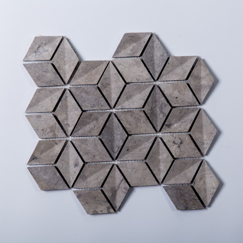 Asian Tiles 3d Travertine Mosaic Tile