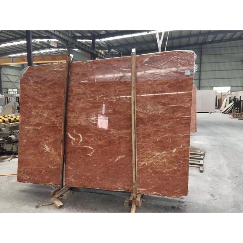 Polished Rosa Tea Marble, Red Marble Price