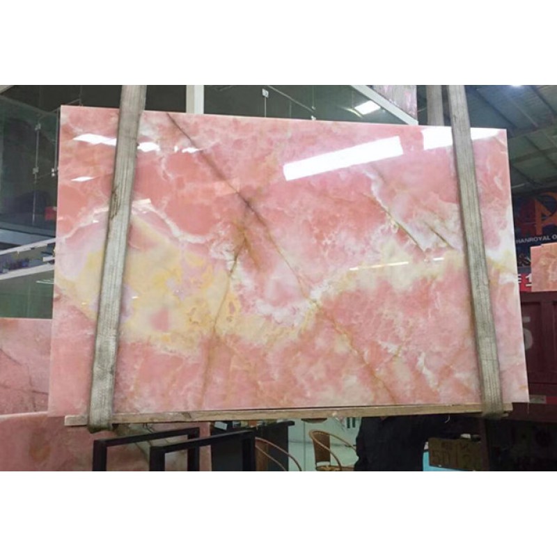 Polished Pink Onyx Marble Slab Price