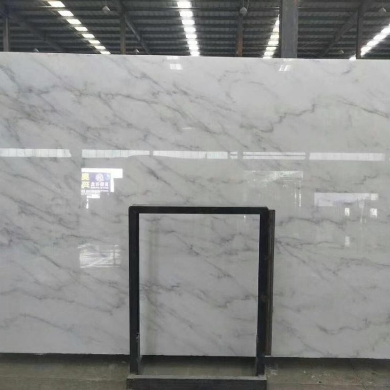 Pure East White With Grey Veins Marble Floor Tiles Price