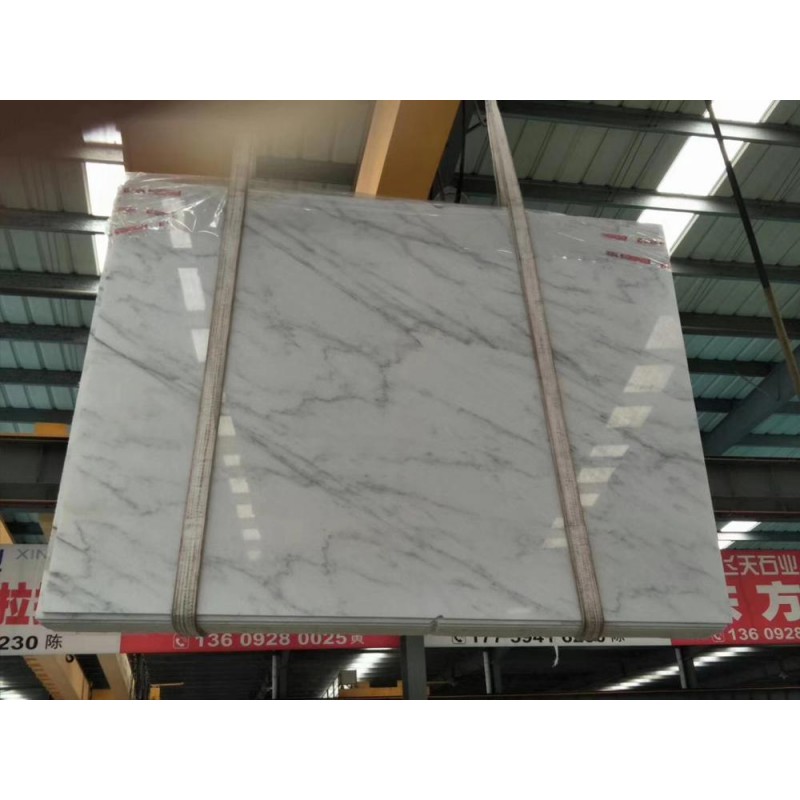 Pure East White With Grey Veins Marble Floor Tiles Price