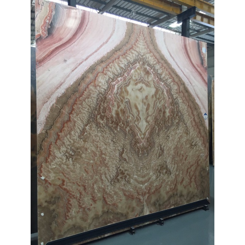 Bookmatch Backlit Onyx Wall Panel