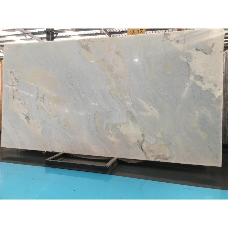 Bookmatched Sky Blue Onyx Slab