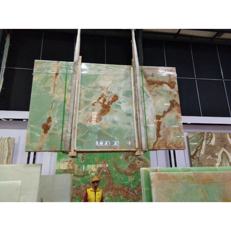 Green Color Jade Slab Green Onyx Price