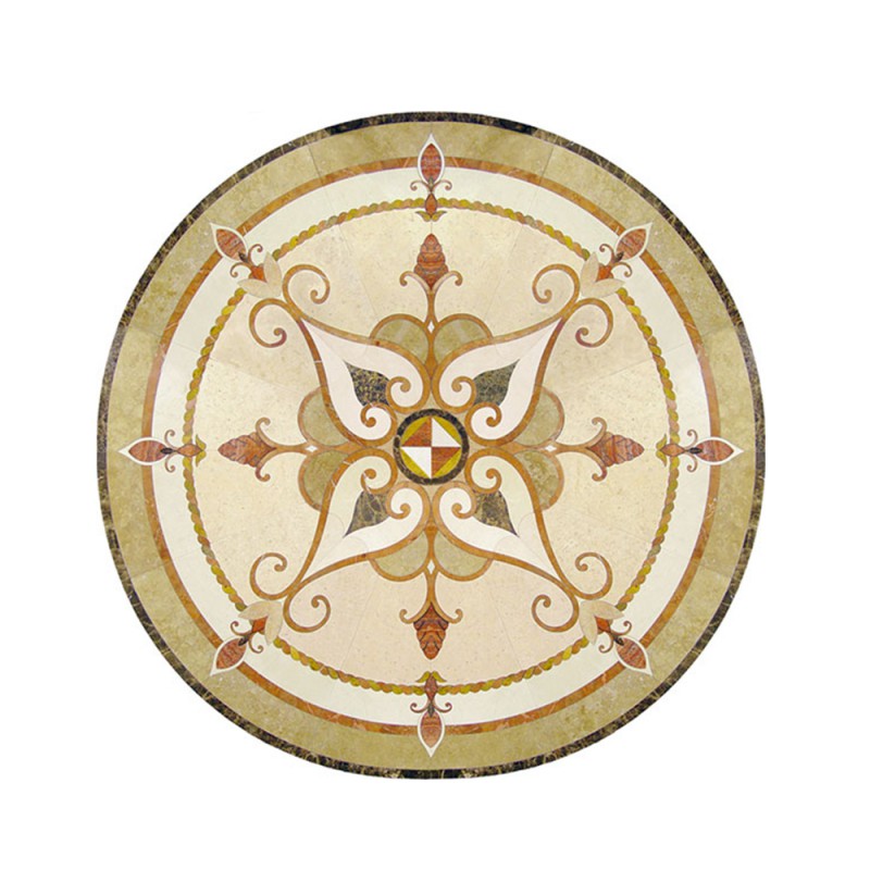 Marble Waterjet Water Jet Marble Floor Medallion