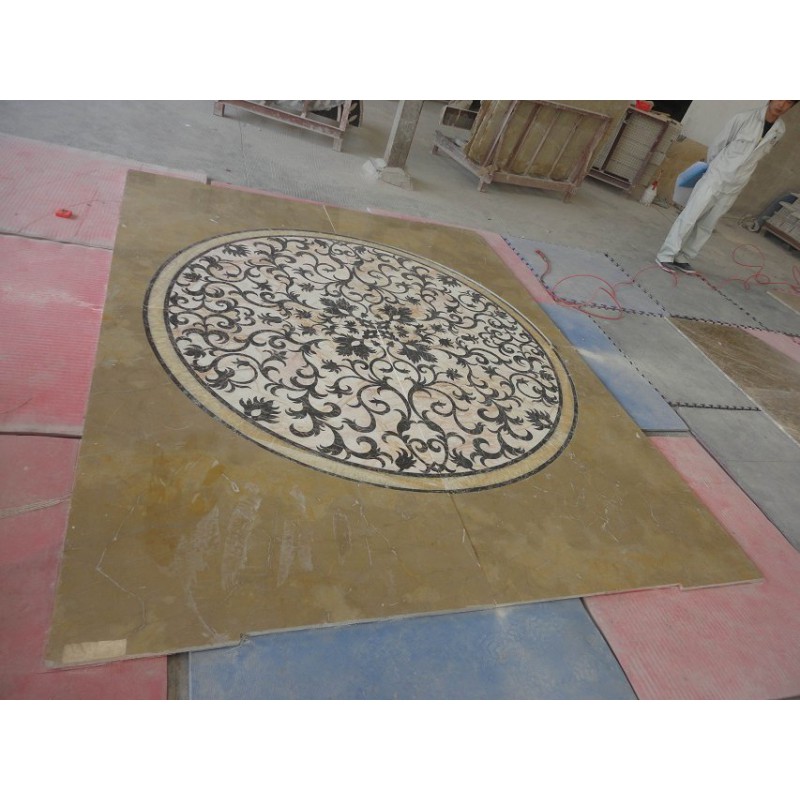 New Design Waterjet Marble Pattern For Floor