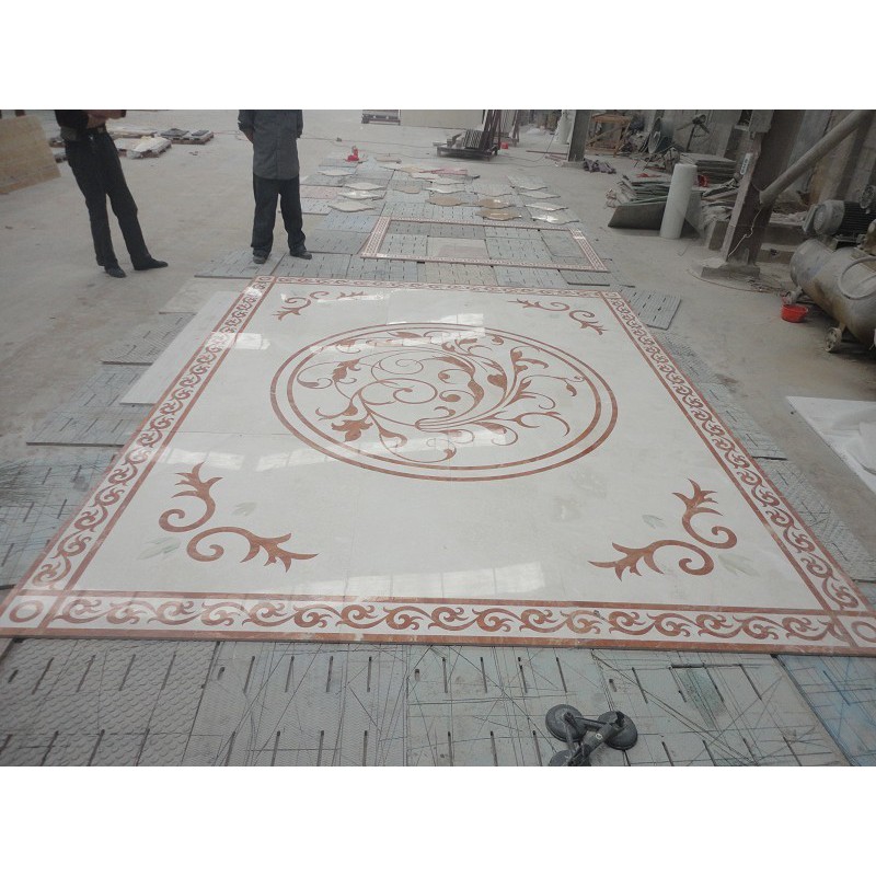 New Design Waterjet Marble Pattern For Floor