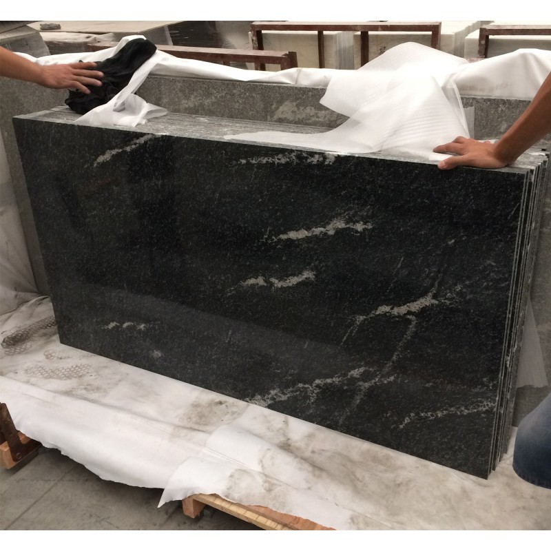 Black Polished Jet Mist Granite