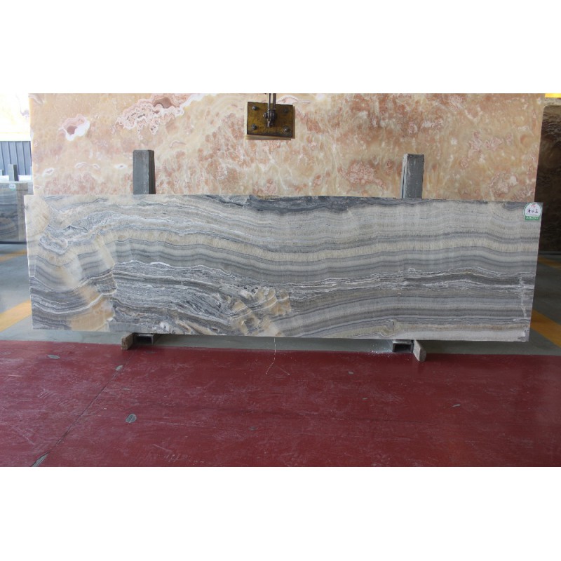 Transparent Grey Serpeggiante Onyx Marble Price