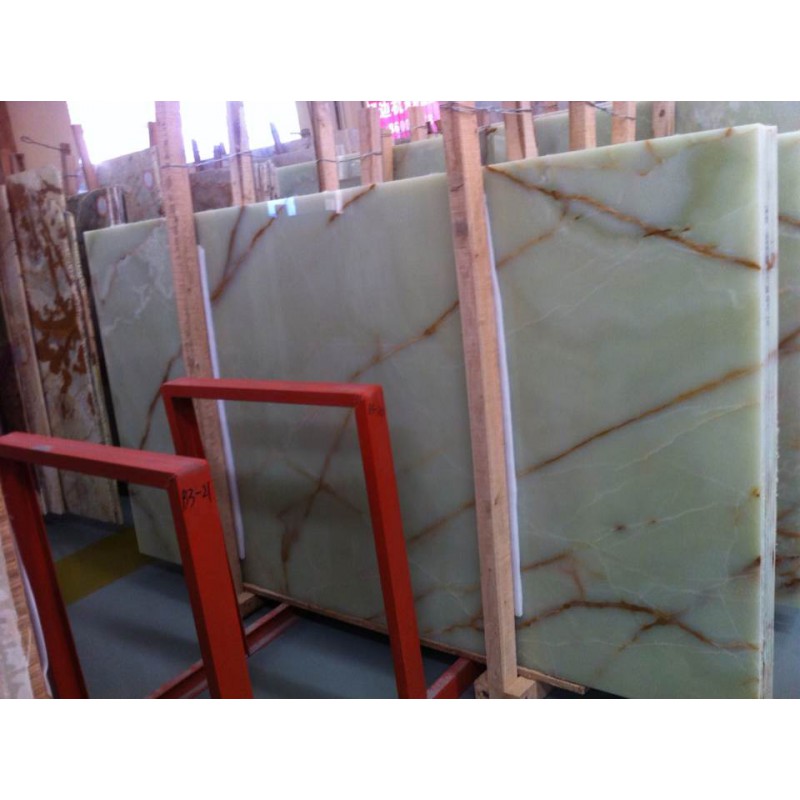 Transparent Slab Green Onyx Price