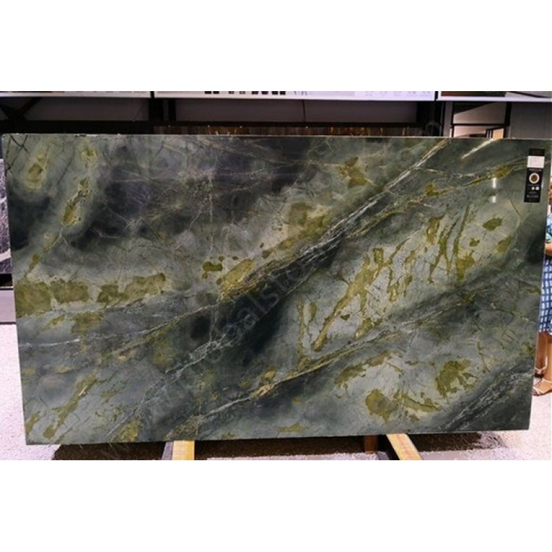 Peacock Verde Green Stone Cut To Size Tiles