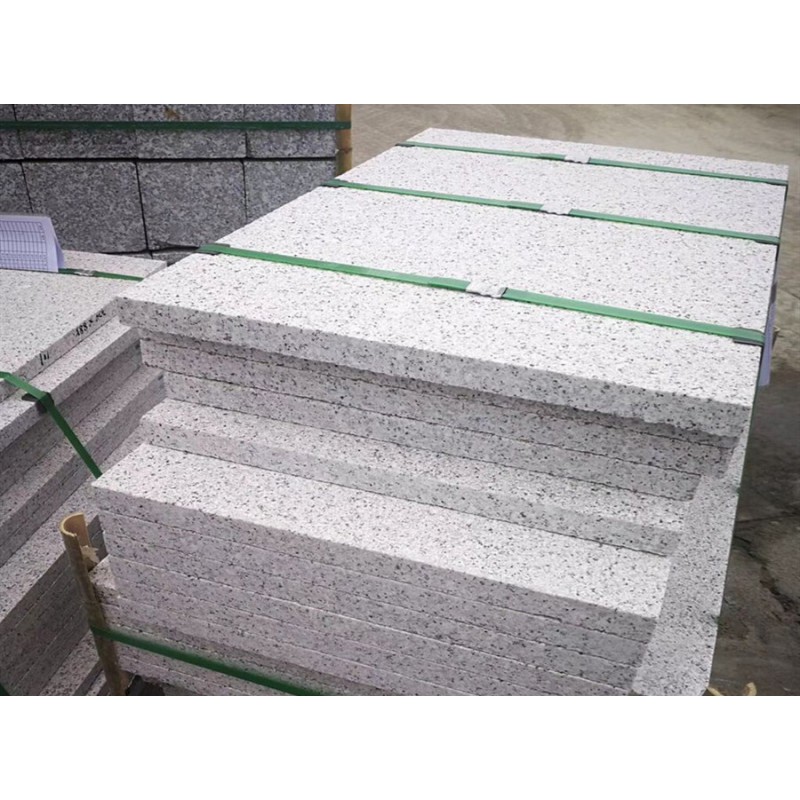 China White Grey Natural Granite Stone Tile For Wall Cladding Project Cheap Price