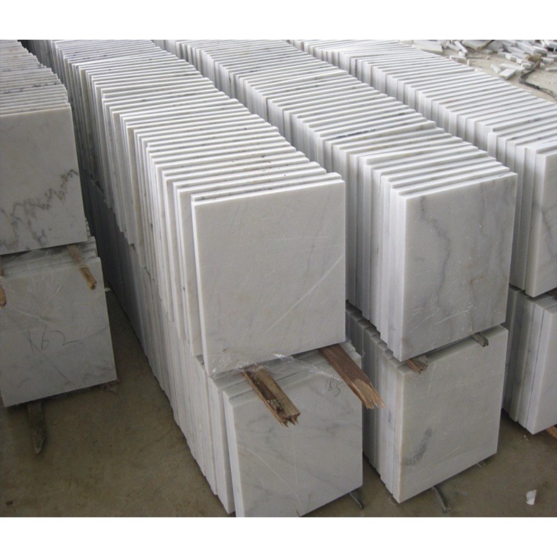 China Guabgxi White Marble Floor Tiles