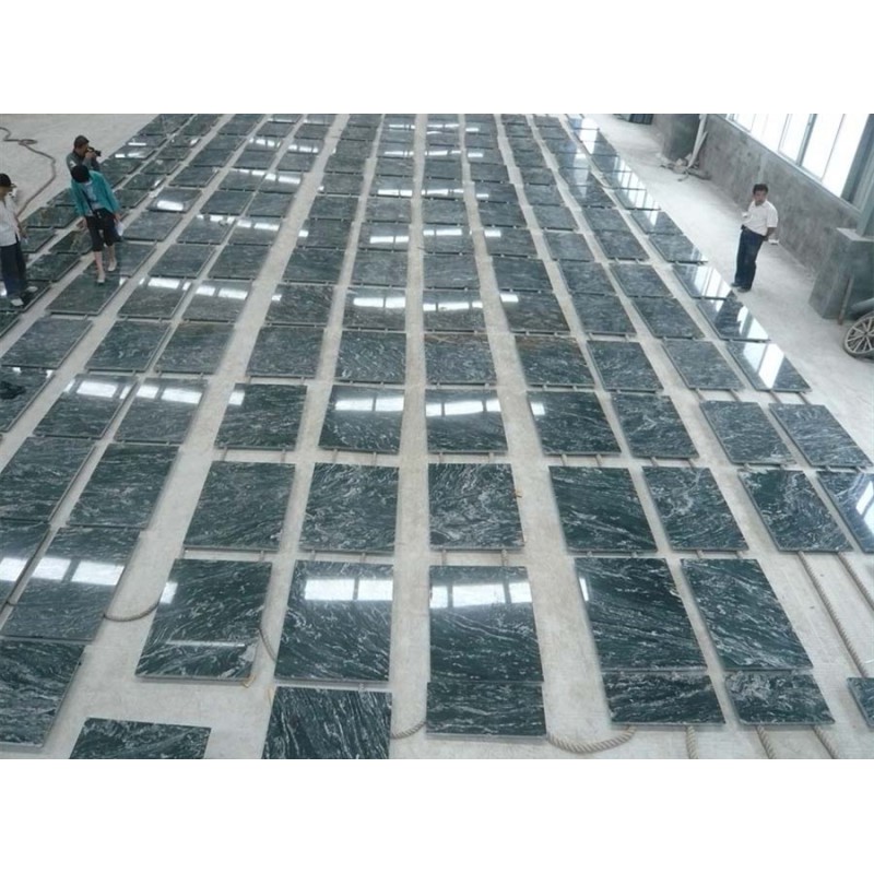 Indian Henghe Black Granite Tiles For Floor Paving And Wall Covering