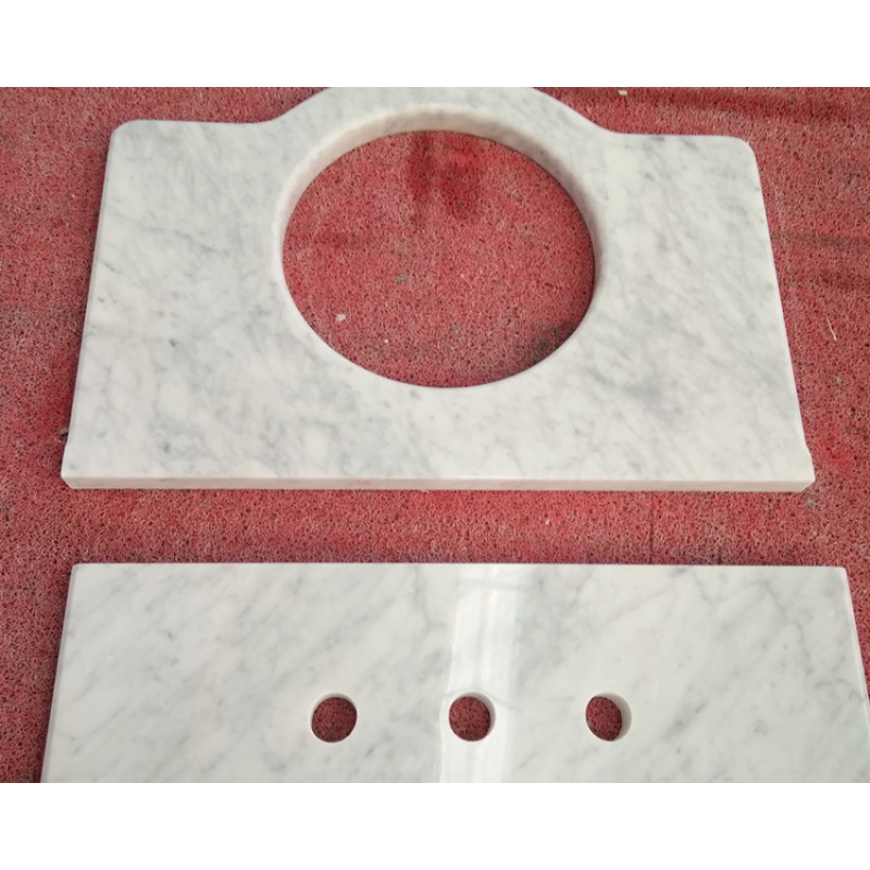 White Carrara Marble Countertop & Table Top