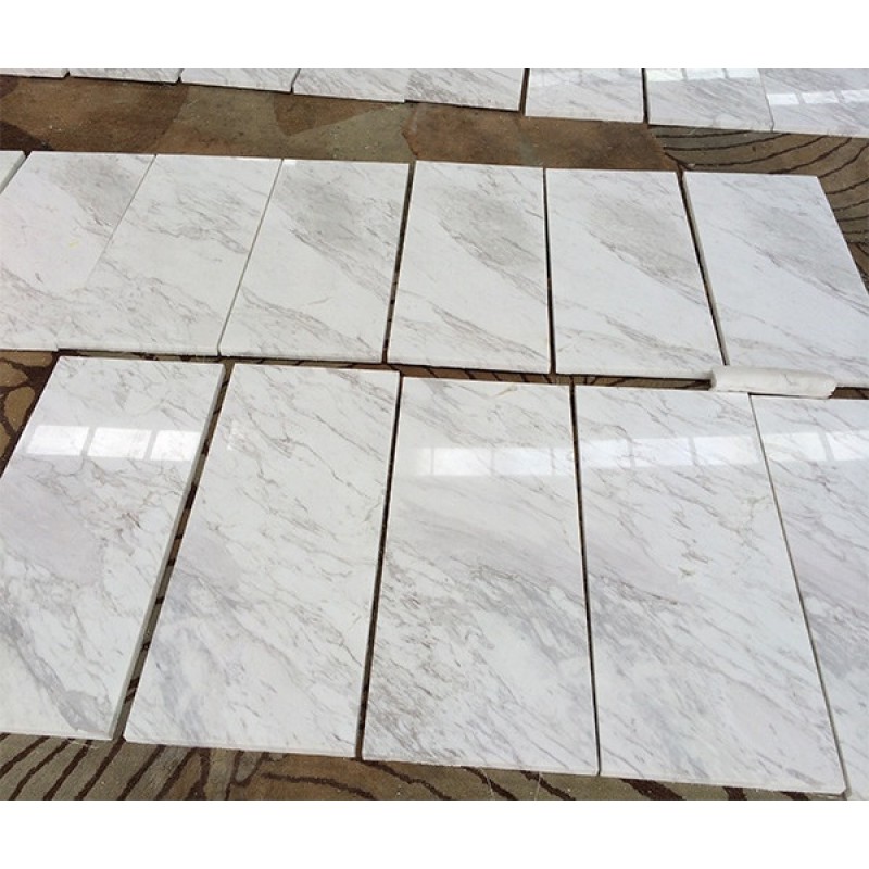 ​Cut-to-size Jazz White Marble Tiles For Hotel Project Polished 2cm