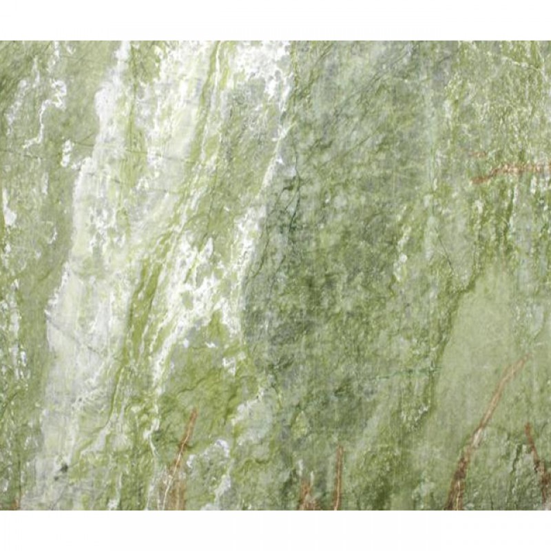 China Dandong Light Green Natural Marble Slab Tiles Countertop Vanity Top