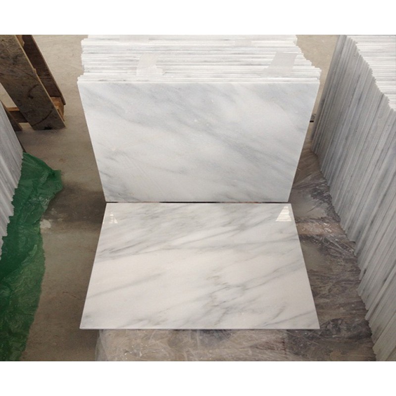 China Sichuan Eastern White Marble Flooring Tiles Hotel Project