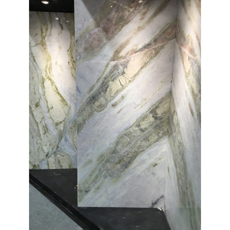 Onyx White Marble Slab Changbai White Jade Floor Border Design Marble Price Per Square Meters