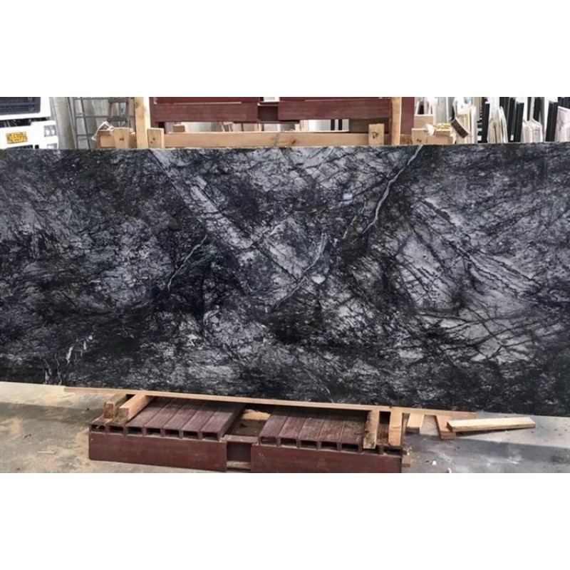 Brazilian Snow Black Marble Wall & Flooring Tile And Slab