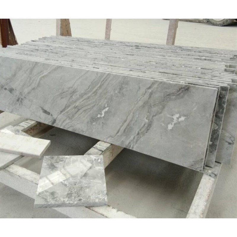 Super Gery Marble With White Veins For Interior Decoration