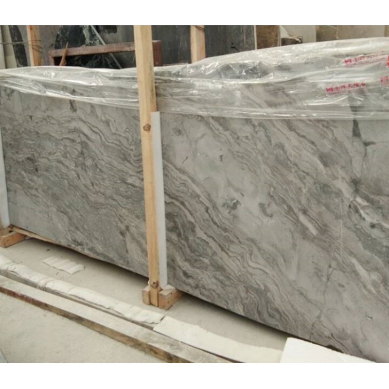 Super Gery Marble With White Veins For Interior Decoration