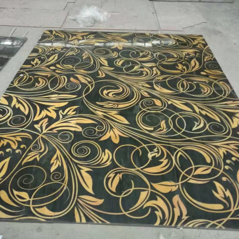 Custom-made Waterjet Medallion Marble Floor Flowers Tiles