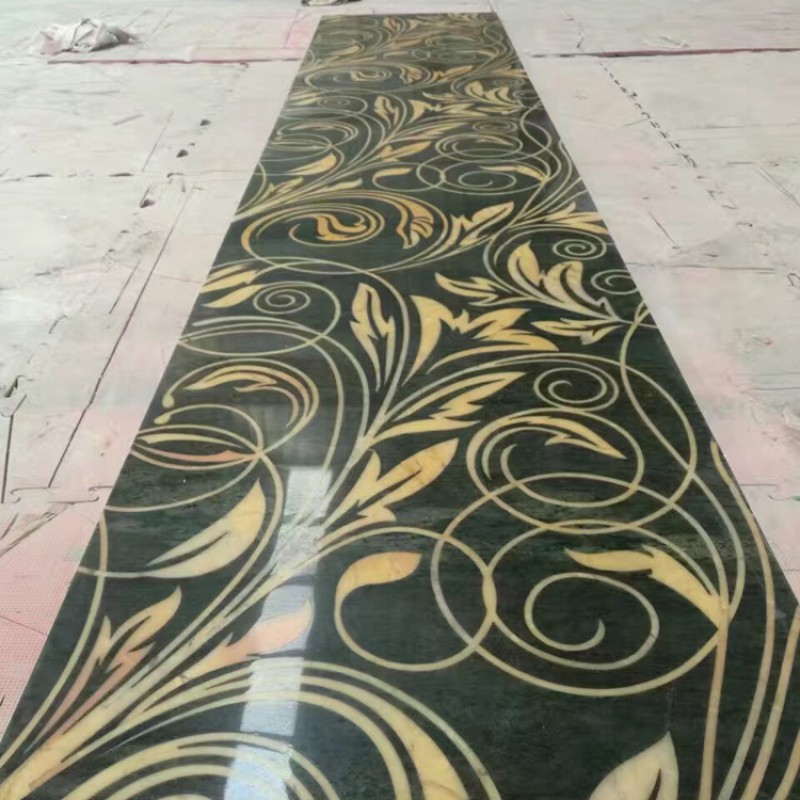 Custom-made Waterjet Medallion Marble Floor Flowers Tiles