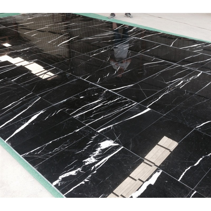 Black Nero Marquina Marble Tiles For Home Decor Cheap Price