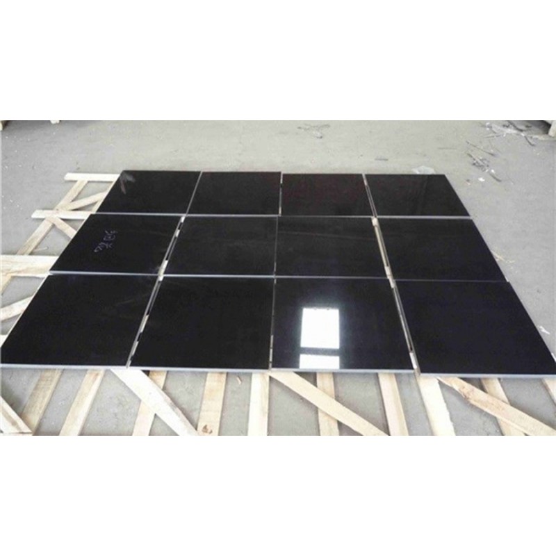 Nero Black Granite Stone Wall And Flooring Tiles Polished 60x60cm