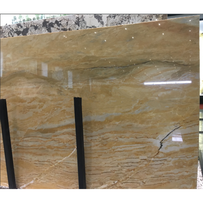 Brazilian Exotic Fusion Magma Gold Granite