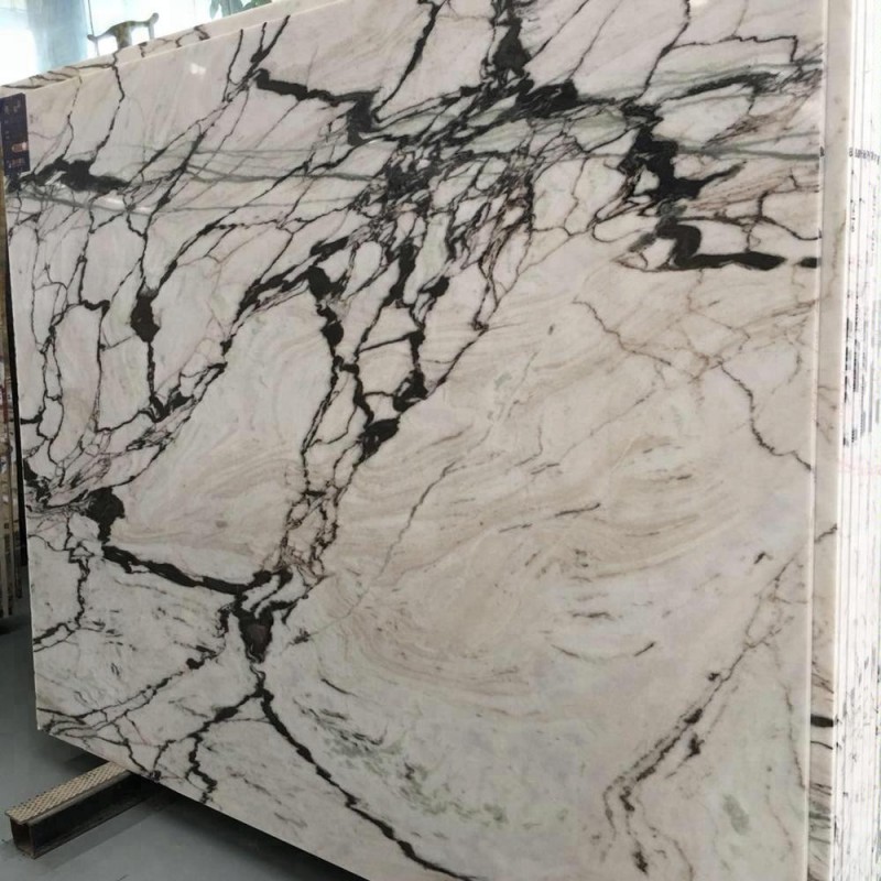 High Quality White Lilac Purple Marble With Purple Veins