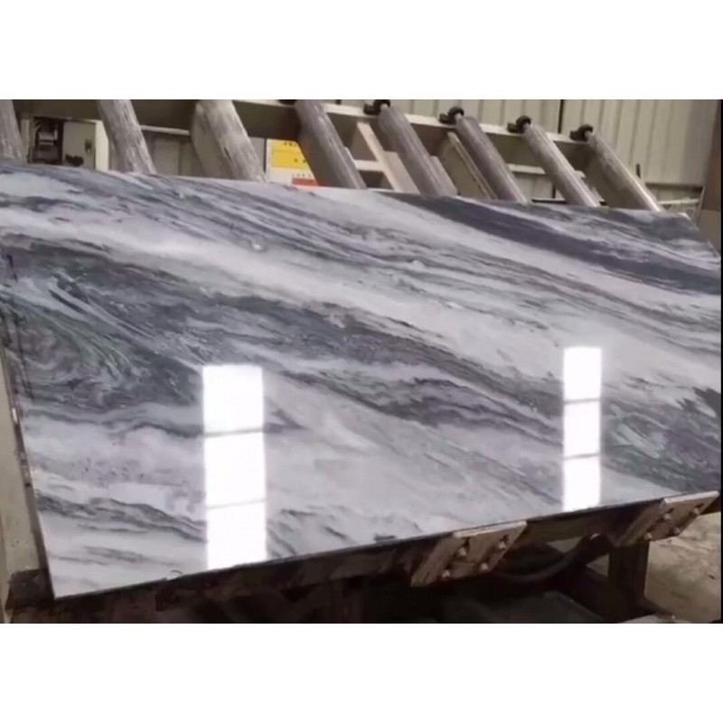 Natural Wooden Texture Blue White China Marble Stone Interior Flooring Tiles Ourdoor Paving Swimming Pool Coping Tile